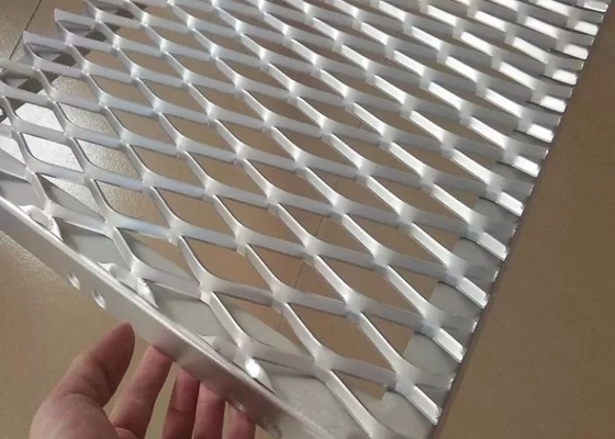 Malla metálica ampliada aluminio casero cubierta polvo de la decoración para la fachada constructiva