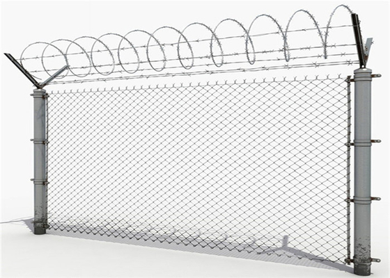 los 6ft los x 50ft 9 cercado industrial de la alambrada del indicador 1.2m