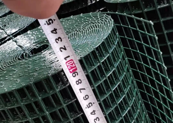 el Pvc coloreado verde del SGS 3/4X3/4 cubrió el alambre soldado con autógena Mesh Rolls para las aves de corral