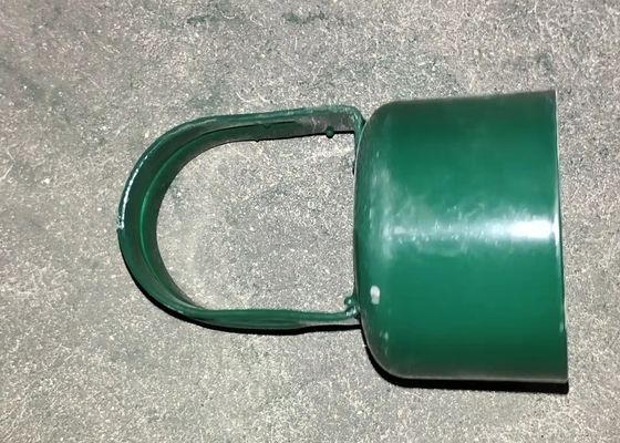 Cerca galvanizada sumergida caliente Loop Cap de la alambrada del poste 60m m