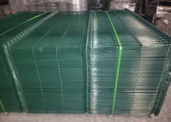 El Pvc cubrió el panel de doblez 3d curvó el alambre soldado con autógena Mesh Fence